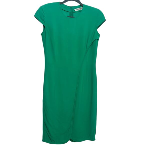slim fit dress slacks Armani Silk Emerald Dress – Maysloun main image 1